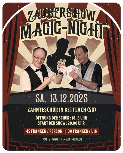 magical show flyer copy